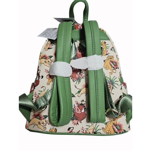 NWT Loungefly Disney Parks 2025 Lion King Timon Pumba Simba Mini Backpack - Picture 4 of 4